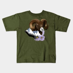 Bighorn Sheep Kids T-Shirt